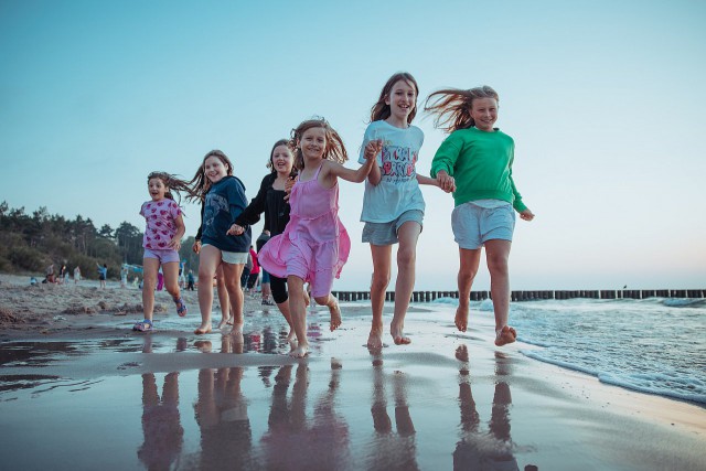 Kompas Girls Camp nad morzem