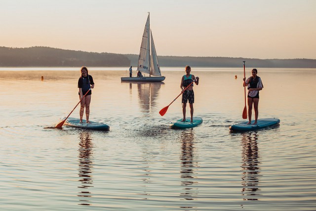 Windsurfing, żagle, SUPy - obóz wodnych przygód na Mazurach