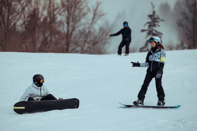 Pierwsze kroki ze snowboardem - Wisła