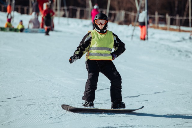 Pierwsze kroki ze snowboardem - Kaszuby