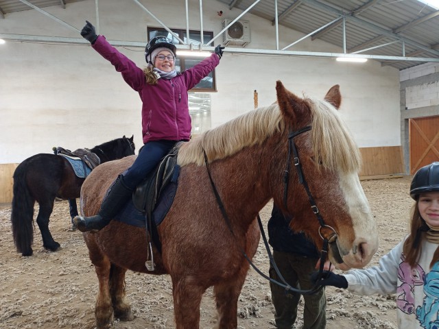 Zimowy obóz przygodowy z jazdą konną