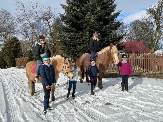 Zimowy obóz przygodowy z jazdą konną