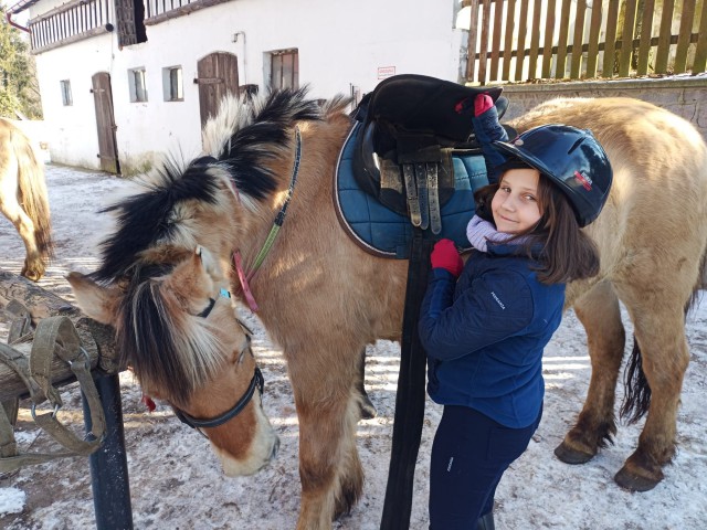 Zimowy obóz Hobby Horse z elementami jazdy konnej