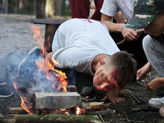 Przygoda z survivalem na Kaszubach