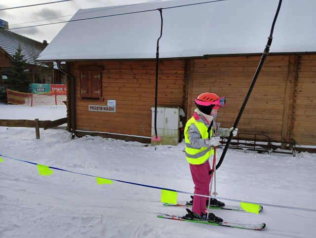 Pierwsze kroki z nartami - Kaszuby