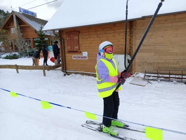 Pierwsze kroki z nartami - Kaszuby