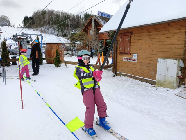 Pierwsze kroki z nartami - Kaszuby