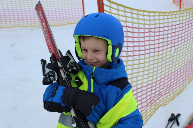 Pierwsze kroki z nartami - Wisła