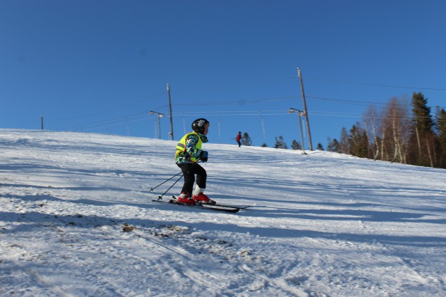 Pierwsze kroki z nartami - Wisła
