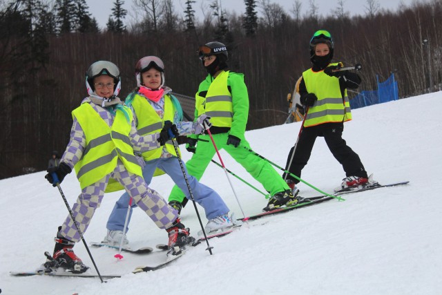 Pierwsze kroki z nartami - Wisła