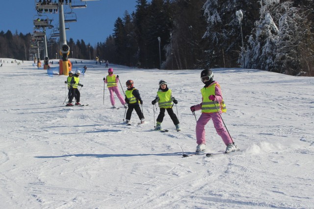Pierwsze kroki z nartami - Wisła
