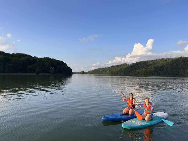 Obóz Przygody z deskami SUP na Kaszubach