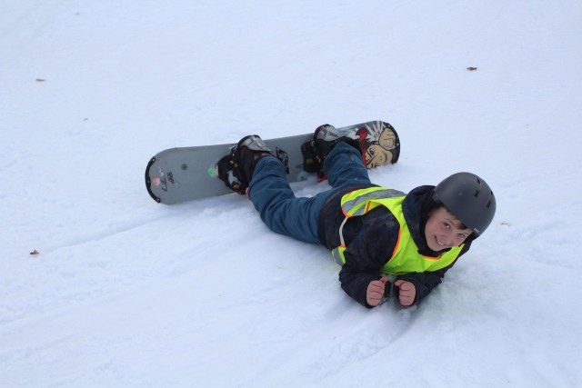 Pierwsze kroki ze snowboardem - Kaszuby