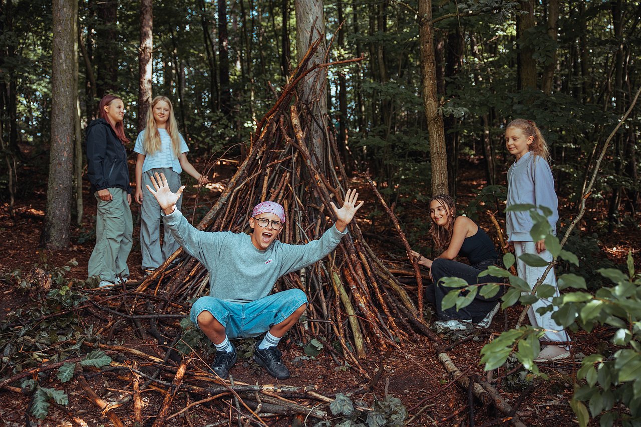 Przygoda z survivalem na Kaszubach