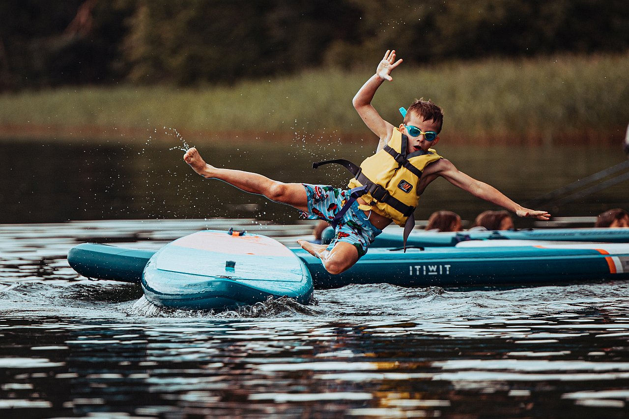 Przygodowy Obóz z deskami SUP na Kaszubach